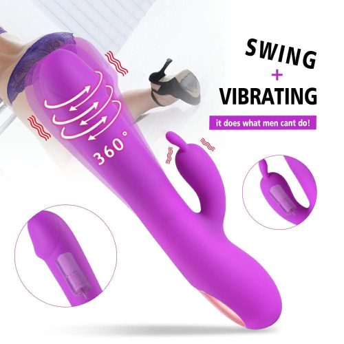 Swing Rechargeable Rabbit Vibrator Adult Luxury