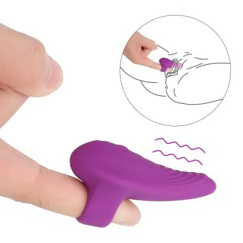Tantaliser Finger Vibrator (Purple) Adult Luxury