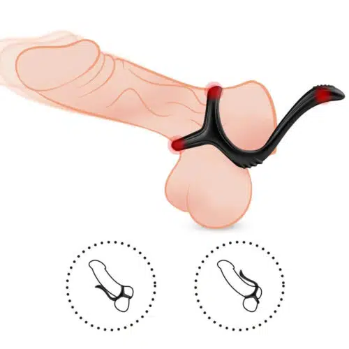 The 3 in1 Sexret Pro Cock Ring How To Use Adult Luxury