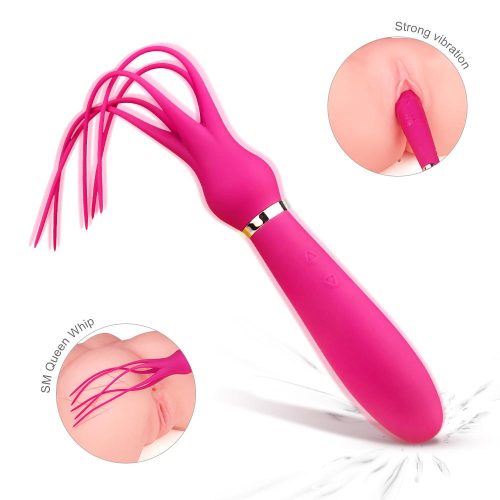 The Magic Tease Vibrator Whip (Pink)