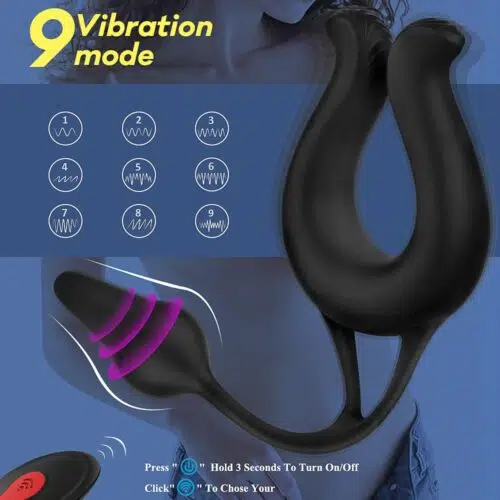 The Strategy III: Vibrating Penis Ring With Remote Control Adult Luxury