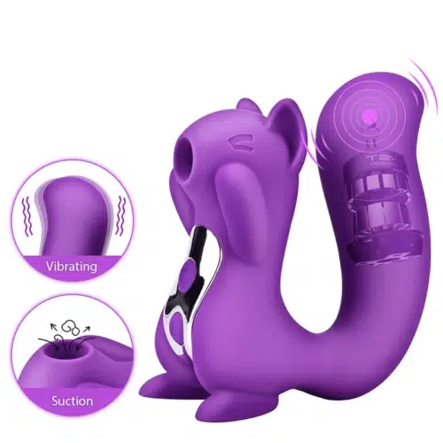 10 Powerful Handheld Squirrels G-Point Vibration Clítoris Personal Suction Waterproof Vacuum Massager, Female Entertainment Toy Adult Luxury