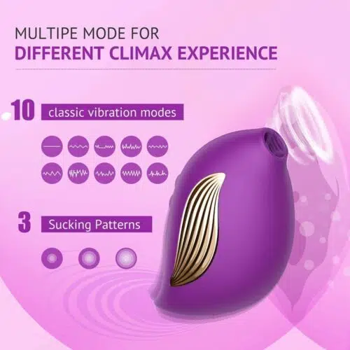 OSUGA® Cuddly Bird Suction Vibrator (Purple) Sex Toy For Women Adult Luxury