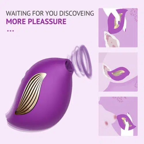 OSUGA® Cuddly Bird Suction Vibrator (Purple) Sex Toy For Women Adult Luxury
