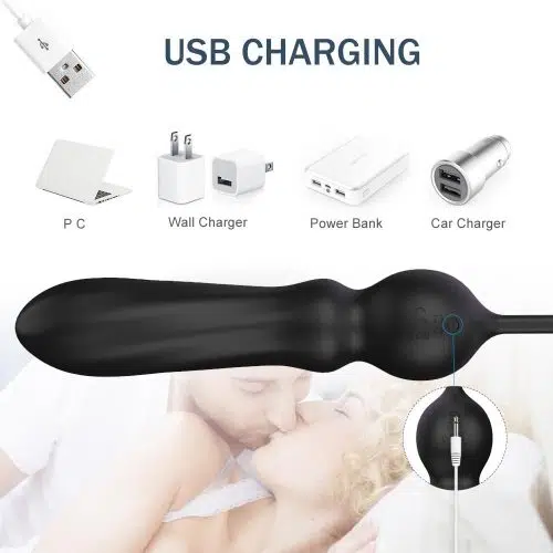 Unisex Magic Vibe 5 in 1 Vibrating Anal Sex Toy Adult Luxury