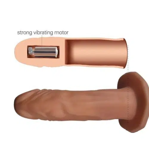 Unisex Strap On with a Vibrating Dildo & Remote Adult Luxury