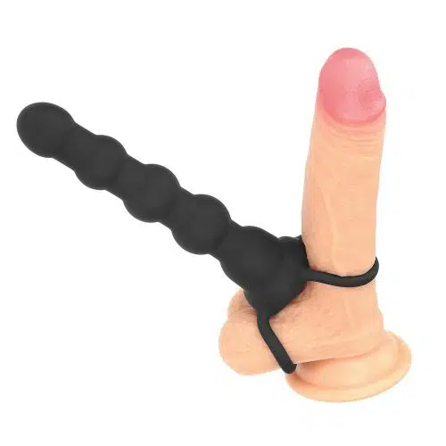 Vibrating Rock Balled Double Prober Anal Butt Plug Adult Luxury