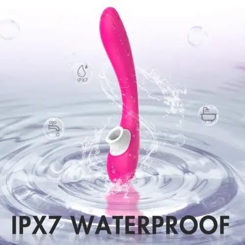 Instinct® Tongue Bendable Sucking Vibrator/ Couples Sex Toy Adult Luxury
