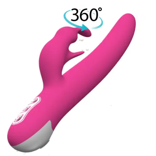 Luxury Rotating 360°Rabbit Vibrator For Women Adult Luxury