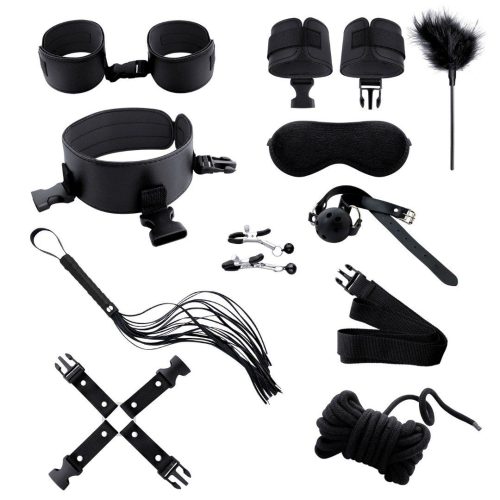 NSINK Luxury Bondage Kit ( Black) Adult Luxury