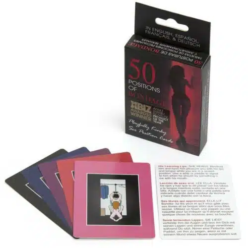 50 Positions Of Bondage Card Game Adult Luxury 