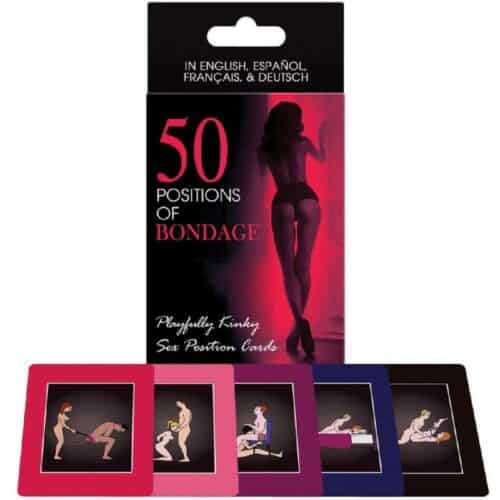 50 Positions Of Bondage Card Game Adult Luxury 