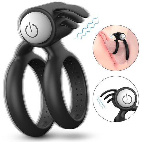 Aim to Please Double Vibrating Cock Ring