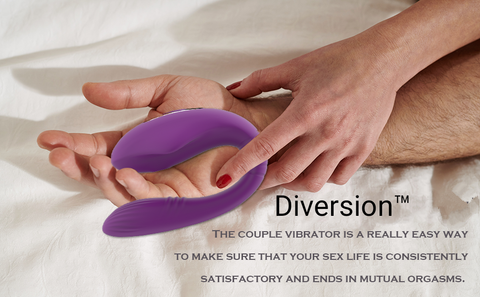 Diversion™ Couples Sucking Vibrator