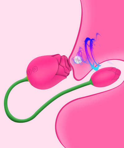 Rose-Le Bella Vibrator sucking
