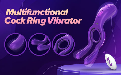 Multifunction couples cock ring