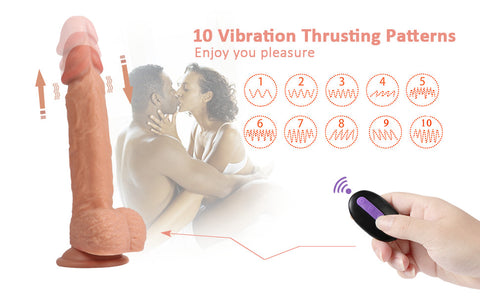 Best selling Ultra-lifelike® Vibrating Remote Dildo